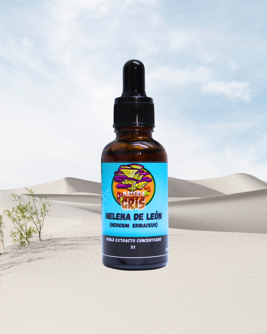 Doble extracto Melena de león, gotario de 30 ml