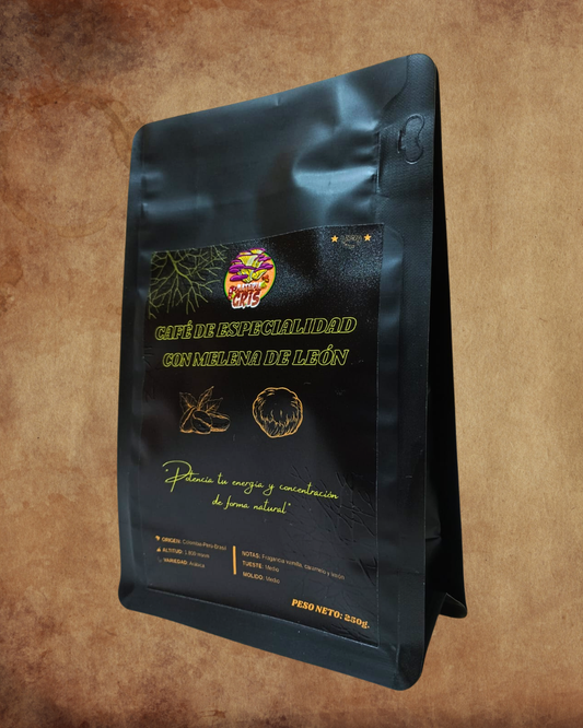 Café de especialidad con Melena de León 250 g Materia Gris.